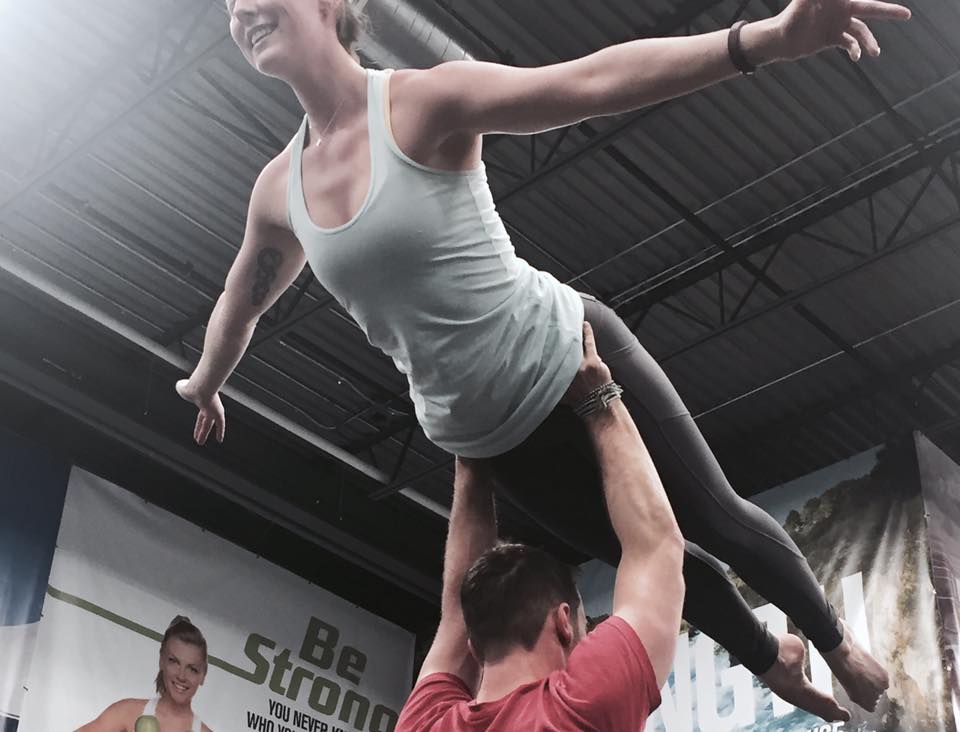 Try Acro Yoga with Solid Base Acro at Embrace - Pole Art & Fitness